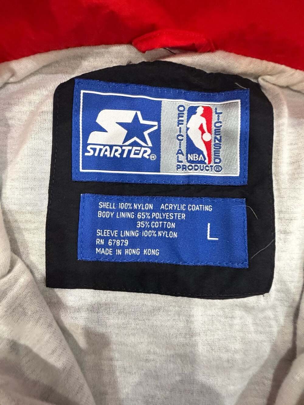 Vintage 90s Starter Chicago Bulls Warm-Up Windbreaker Jacket - Picture 3 of 9